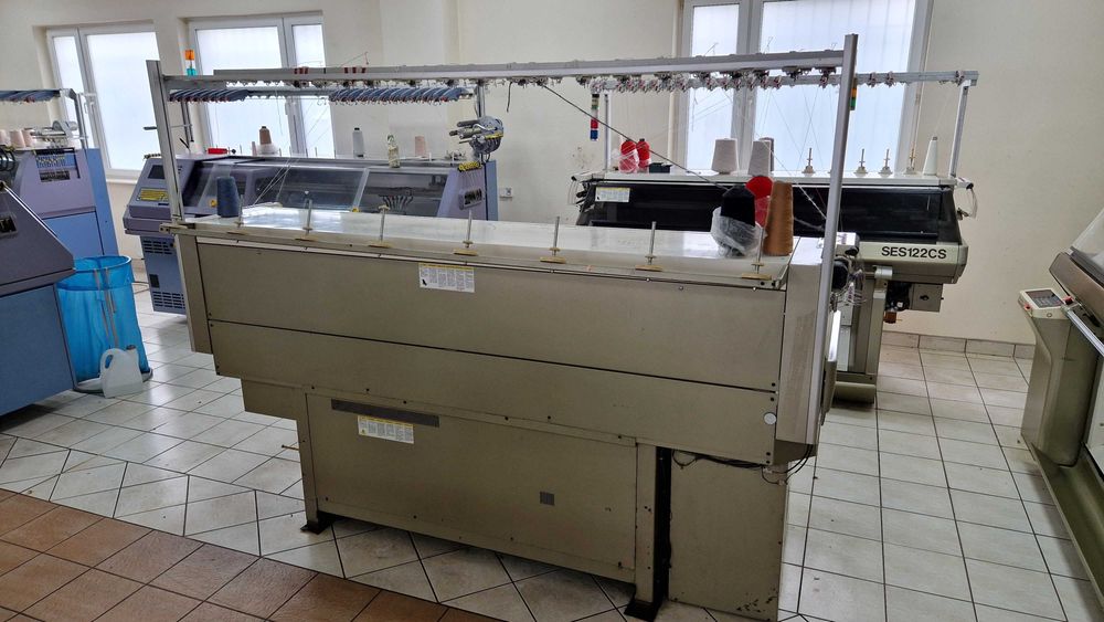 Maszyna dziewiarska SHIMA SEIKI SES122 FF 3G do prod. czapek szalików