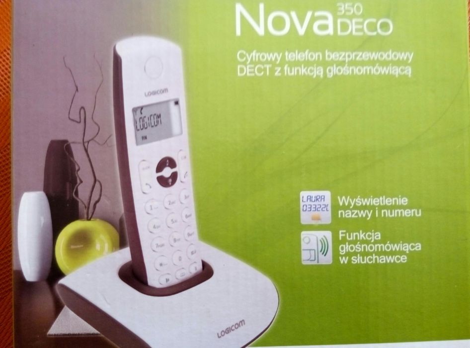 Telefon cyfrowy, bezprzewodowy Nova Deco 350