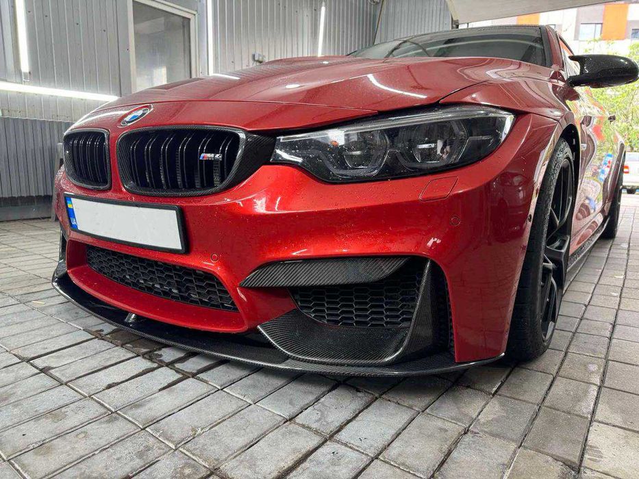 Губа bmw m3 f80 f81 m4 f82 f83 карбон ноздри диффузор бмв ф80 ф82 ф83