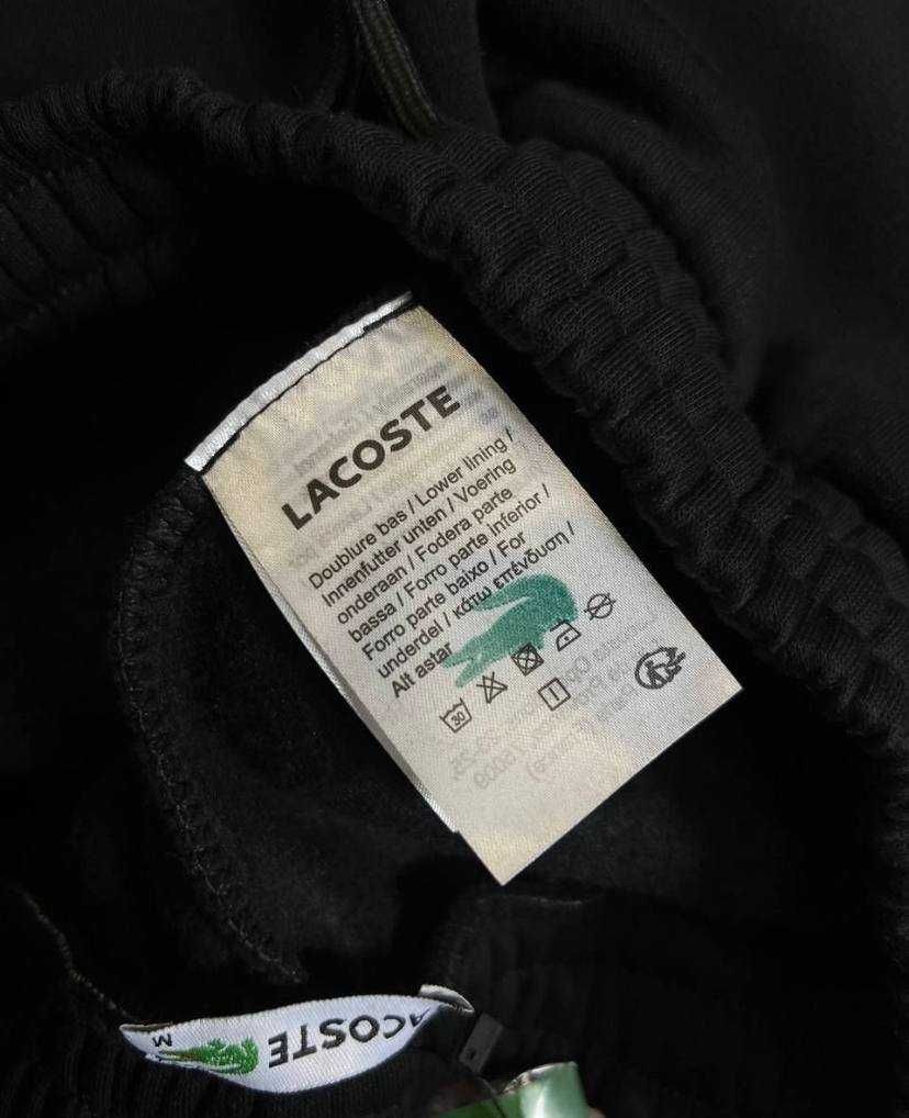 Lacoste Мужские зимние черные штаны на флисе топовые ПОДАРОК мужчине
