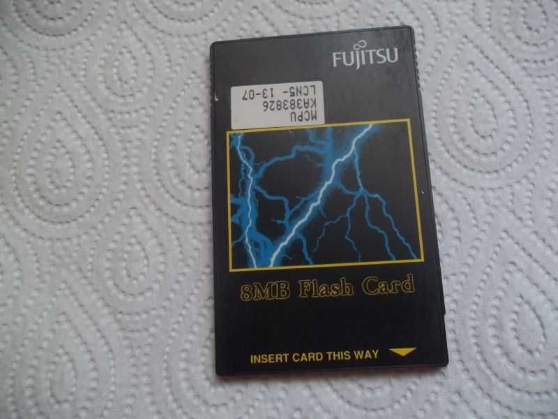 insert card FUJITSU 8mb flash card