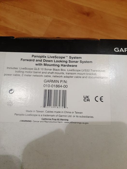 Система Panoptix LiveScope с LiveScope GLS10 Sonar  и Panoptix 32