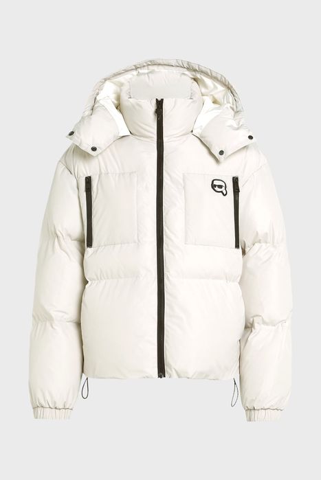 Жіноча біла/молочна куртка ikon Karl Lagerfeld A3W15020