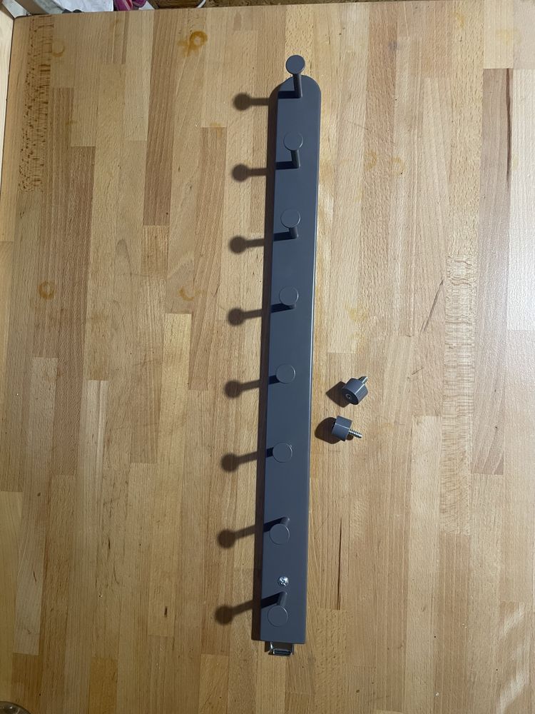 Wysuwany wieszak IKEA PAX 58cm ciemnoszary