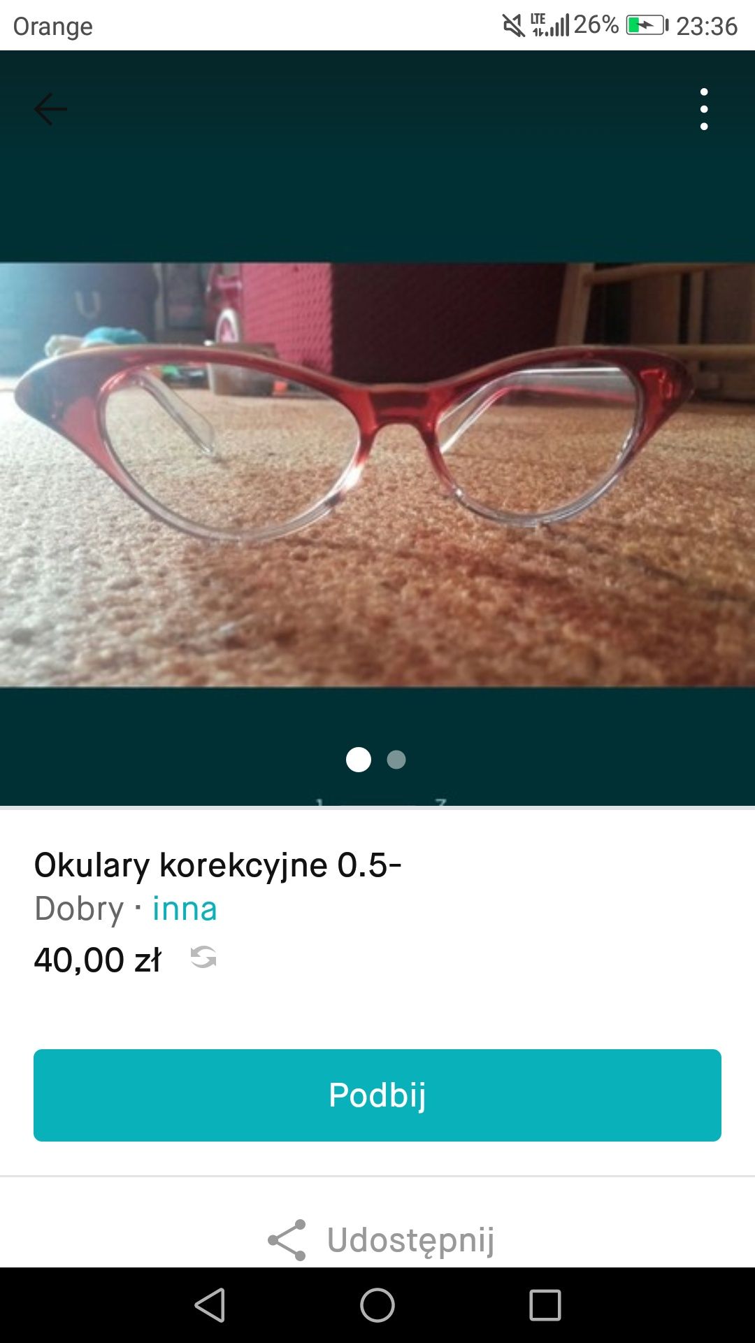 Okulary korekcyjne -0.5