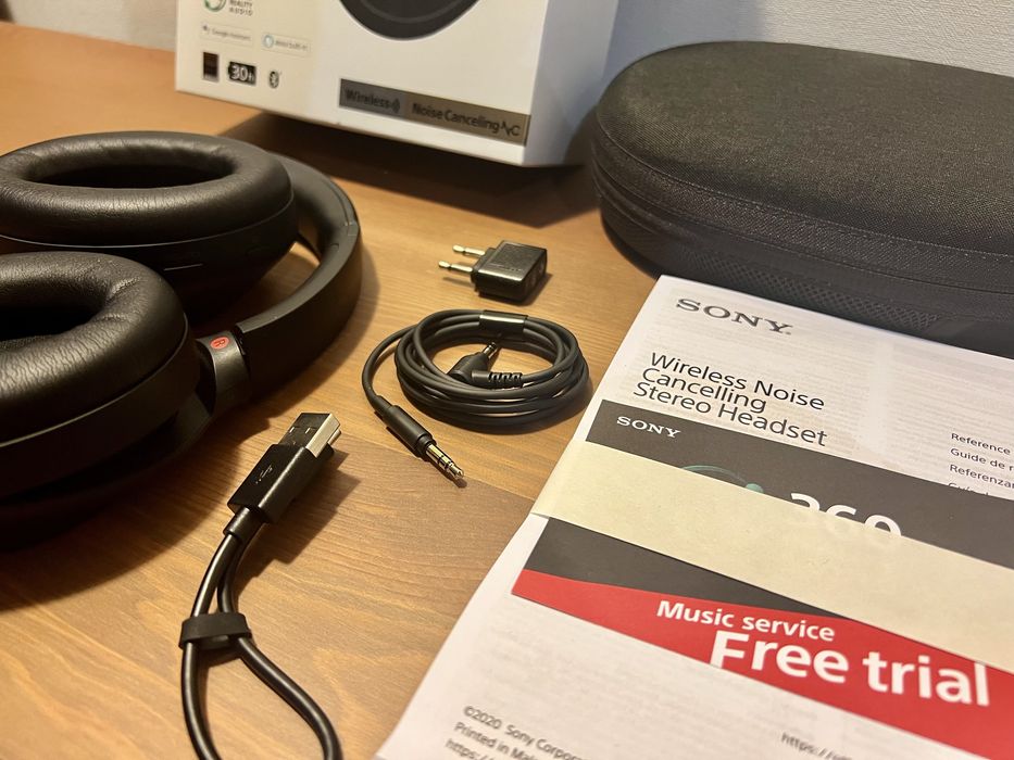 Używane jak nowe słuchawki SONY WH-1000XM4
