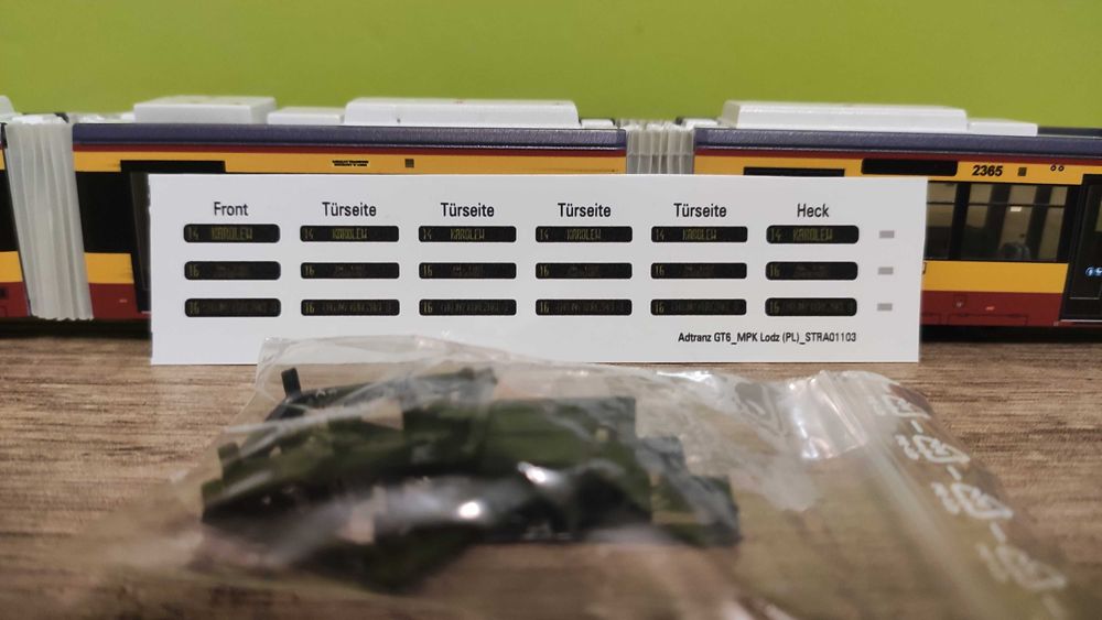 Tramwaj: ADTRANTZ GT 6N, w barwach MPK Łódź [Rietze]