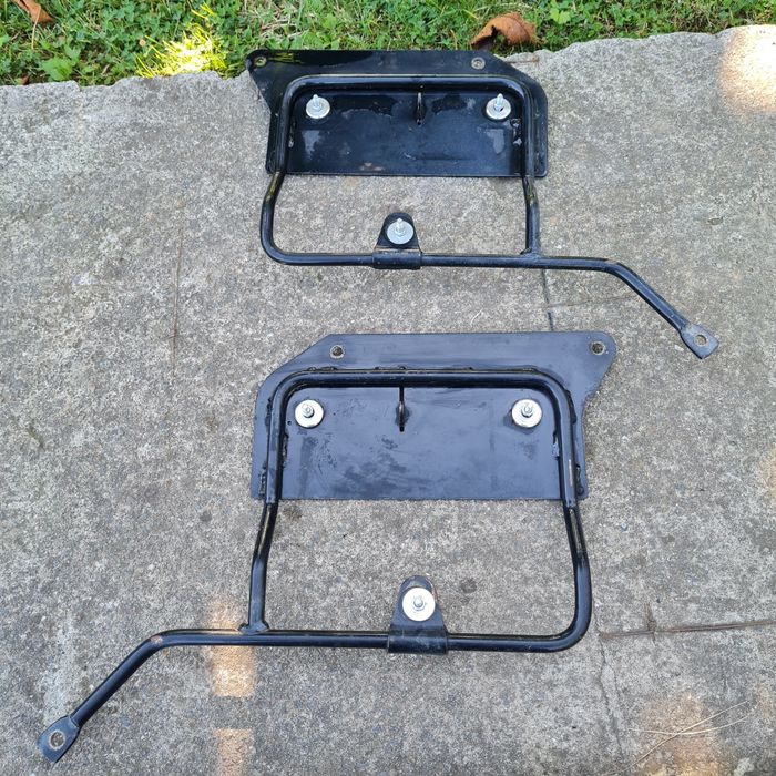 Кофри шкіряні для мотоцикла + кріплення