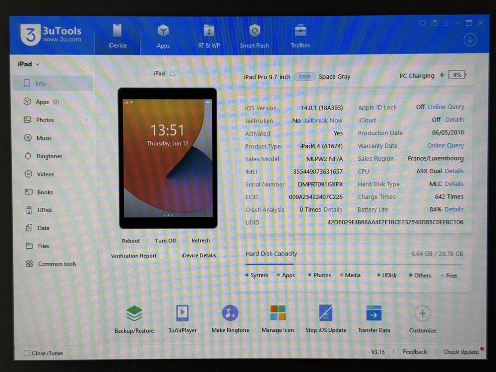 iPad Pro 9.7 (A1674) - 32GB - Cellular (LTE) - faktura VAT 23%