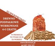 Drewno rozpałkowe SUPERPROMO!! 4+1 GRATIS!!
