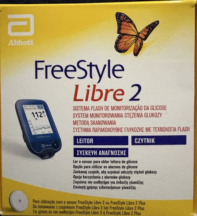 Czytnik do sensorów Freestyle Libre 2 z alarmami -wersja PL