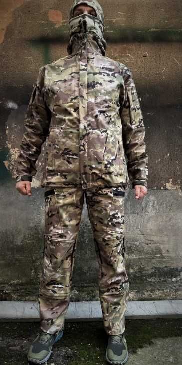 Ocieplane spodnie softshell multicam model „combat”, nieprzemakalne