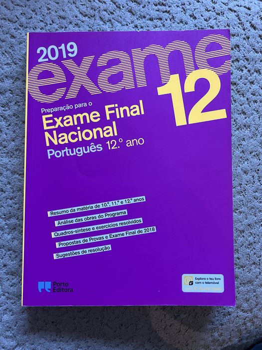Livro de preparação para o exame nacional de Português 12°