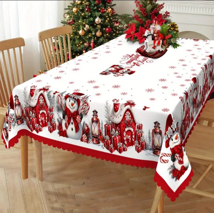 Obrus świąteczny prostokątny 150x220 cm