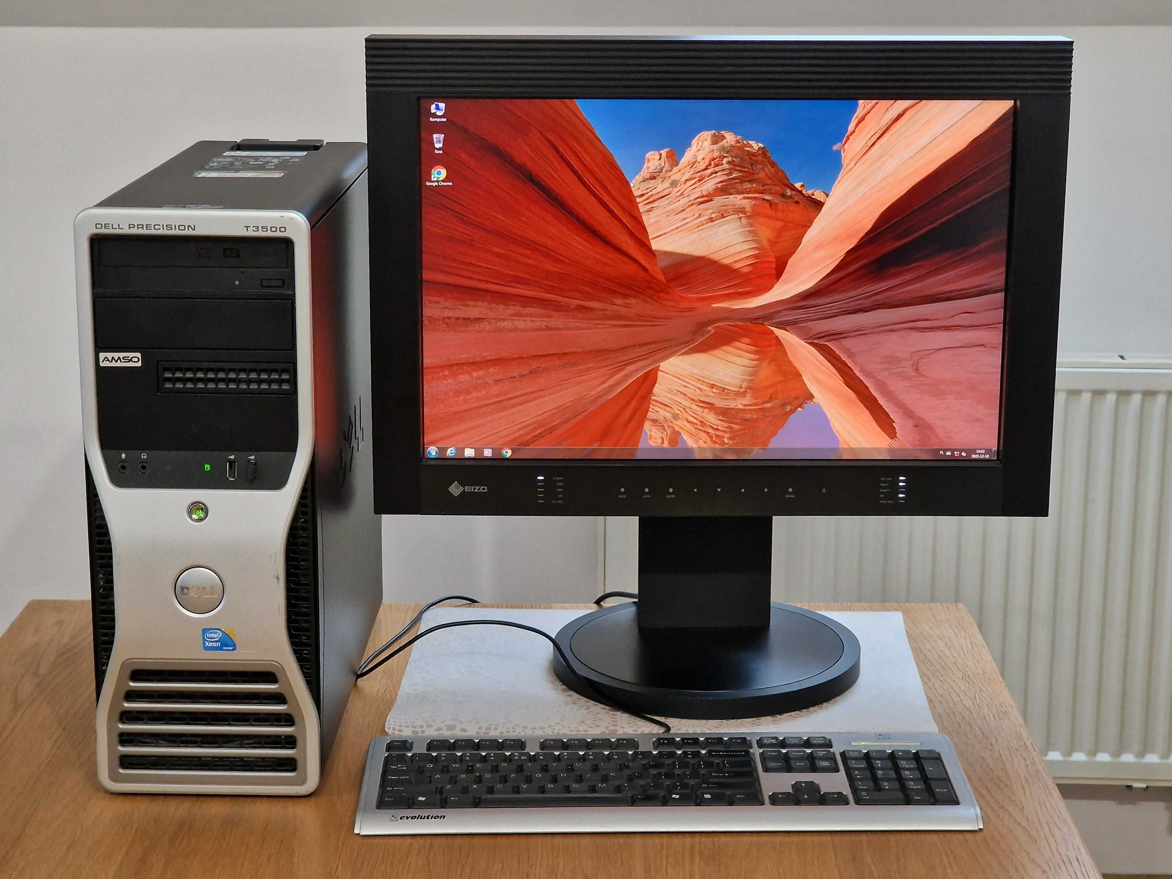 DELL T3500 + EIZO CG220