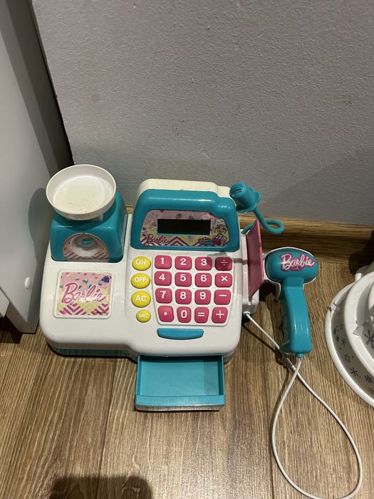 Kasa zabawkowa barbie sklep skaner dzwiek