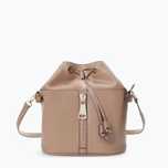 Torebka worek beżowy bucket taupe Zara