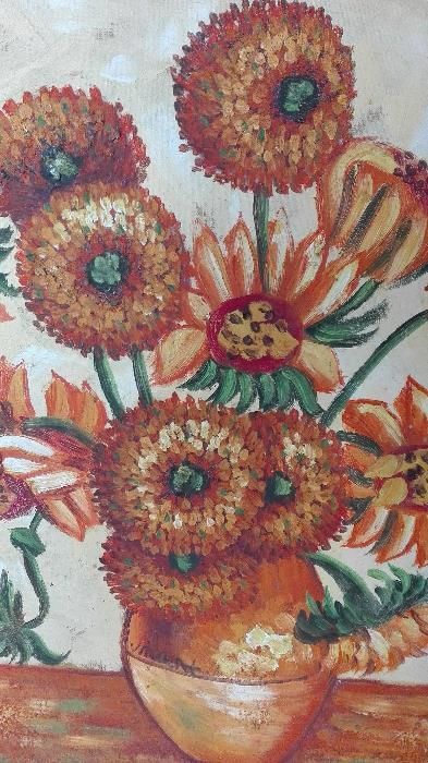 Tela emoldurada Inspiração Van Gogh