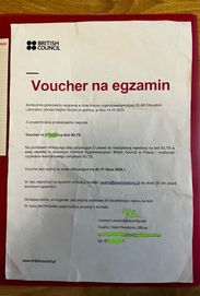 Voucher do IELTS