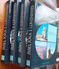 Paises povos e continentes- 4 volumes grandes