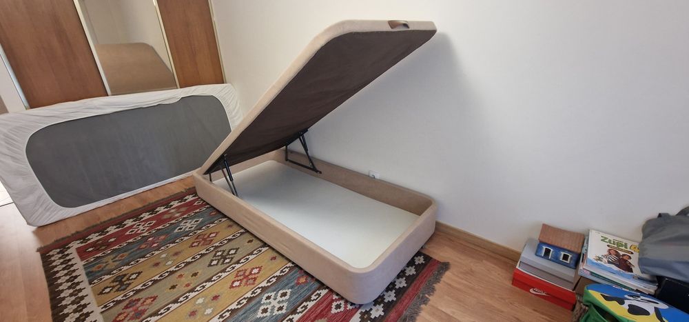 Cama solteiro sommier