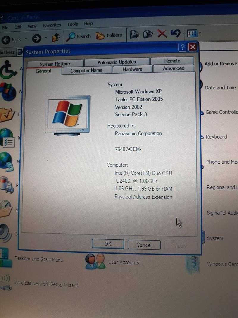 Panasonic CF-19 laptop, pancerny, sprawny, dotykowy ekran, zasilacz