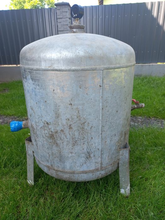Бочка для води оцинкована на 100 лфтрів