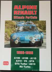 Alpine Renault album portfolio modele 1958 - 1995