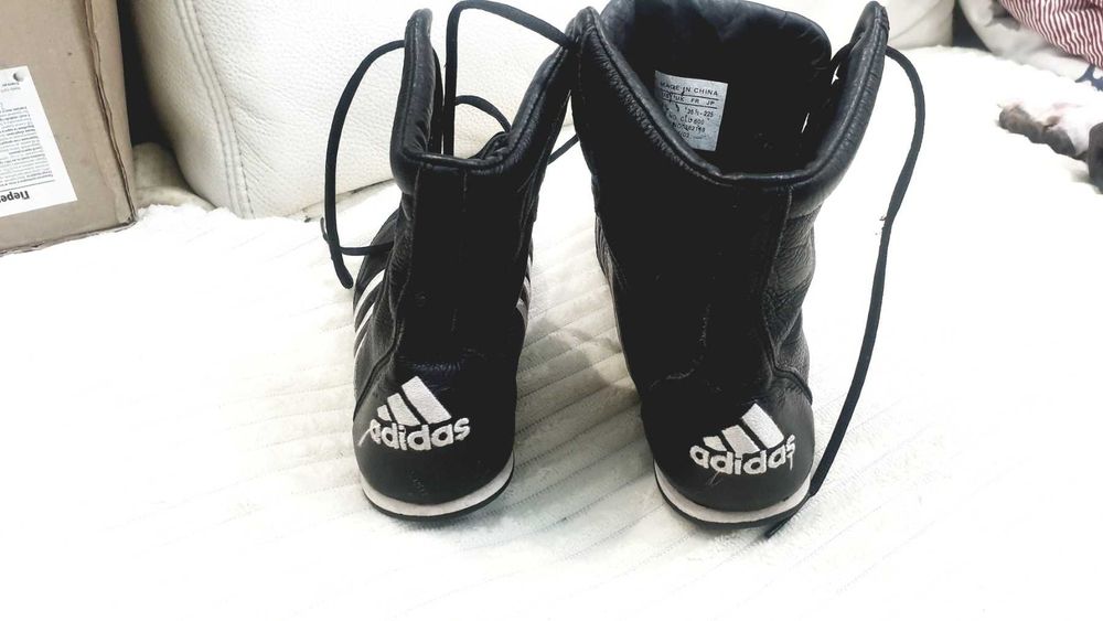 Боксерки детские кожанные adidas