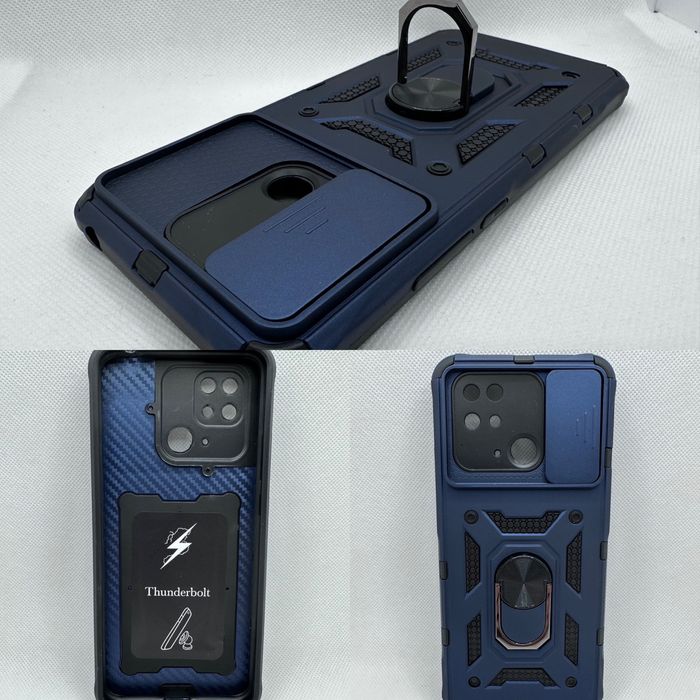 Противоударный чехол для Xiaomi Redmi 10c Poco C40 магнит и все другие