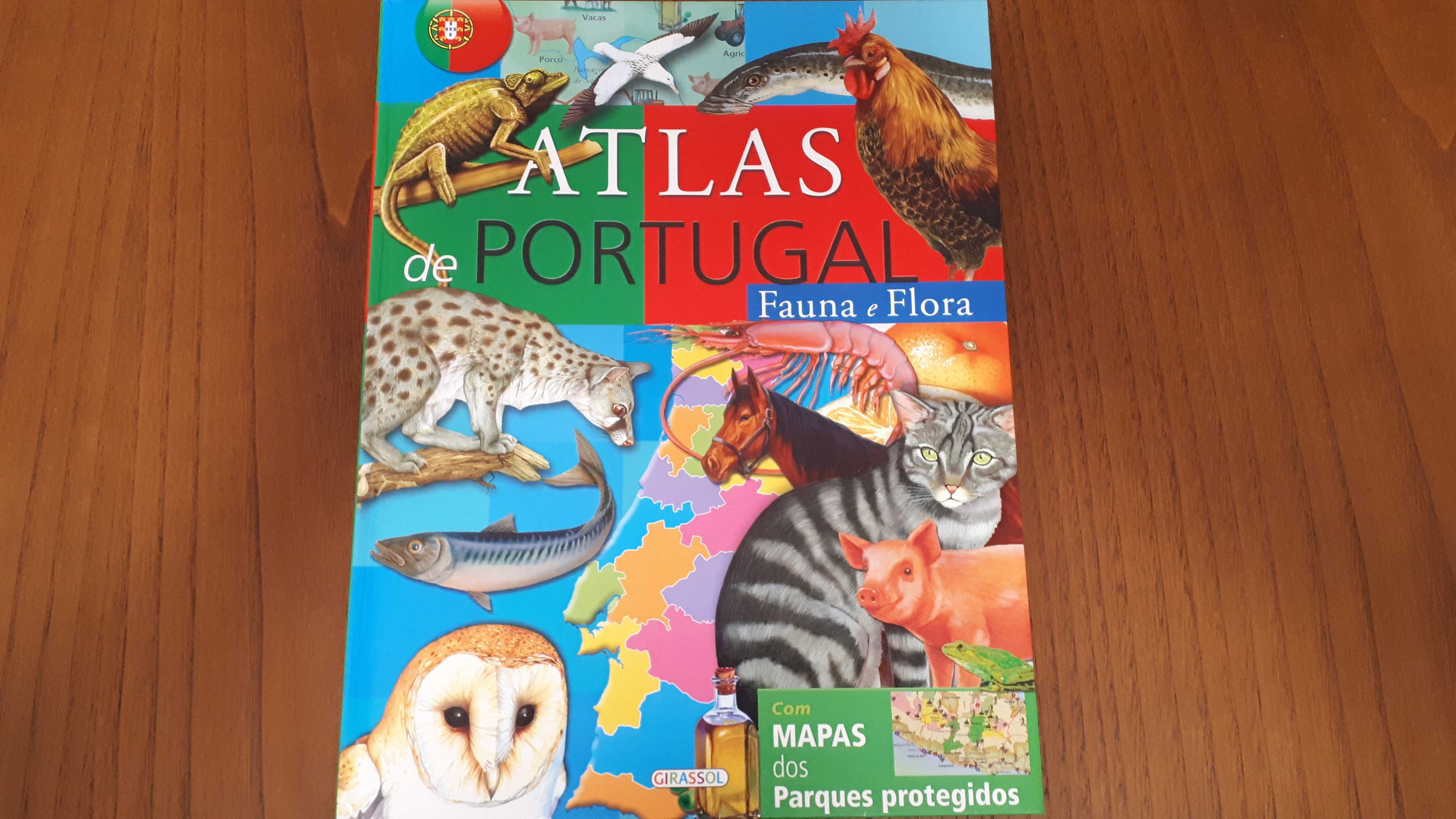 BAIXA DE PREÇO 8€ Atlas de Portugal - Fauna e Flora