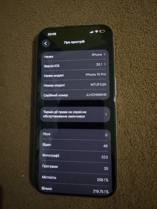 Iphone 15 pro 256 gb Neverlock