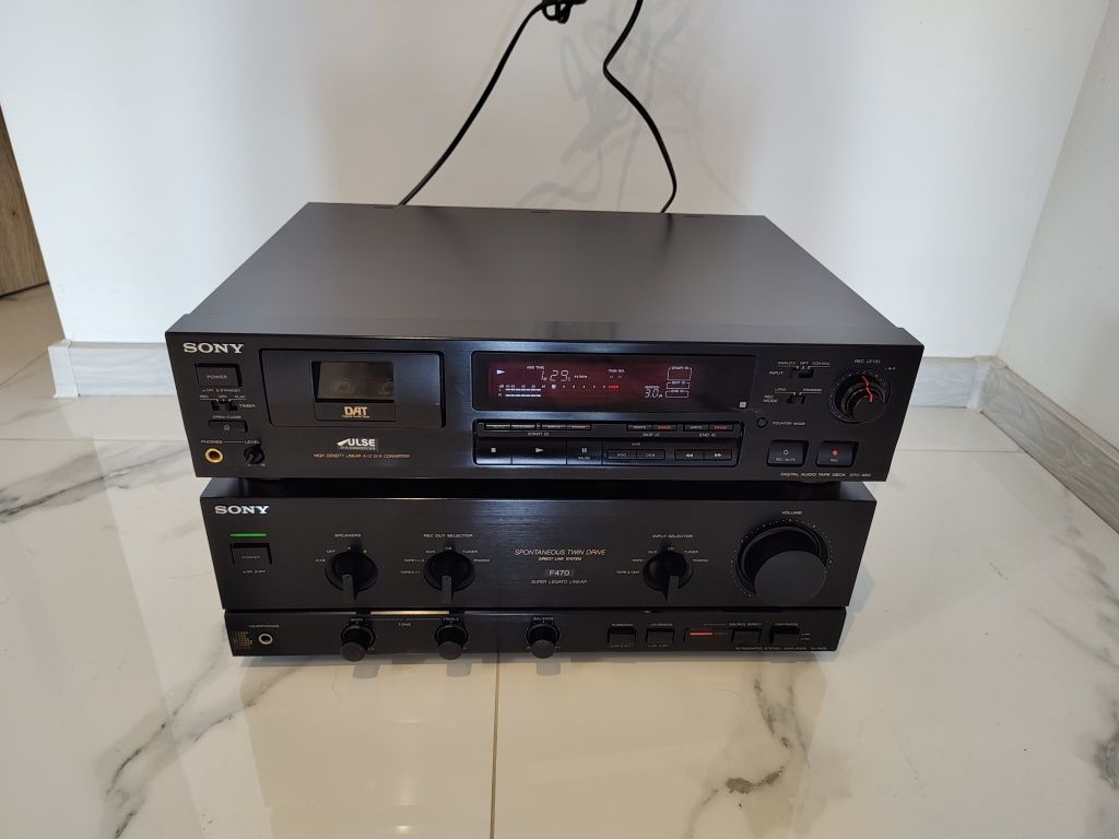 Sony TA F470 wzmacniacz Sony dat DTC-690