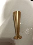 Nóżki do łóżka aluminiowe złote 12cm M8