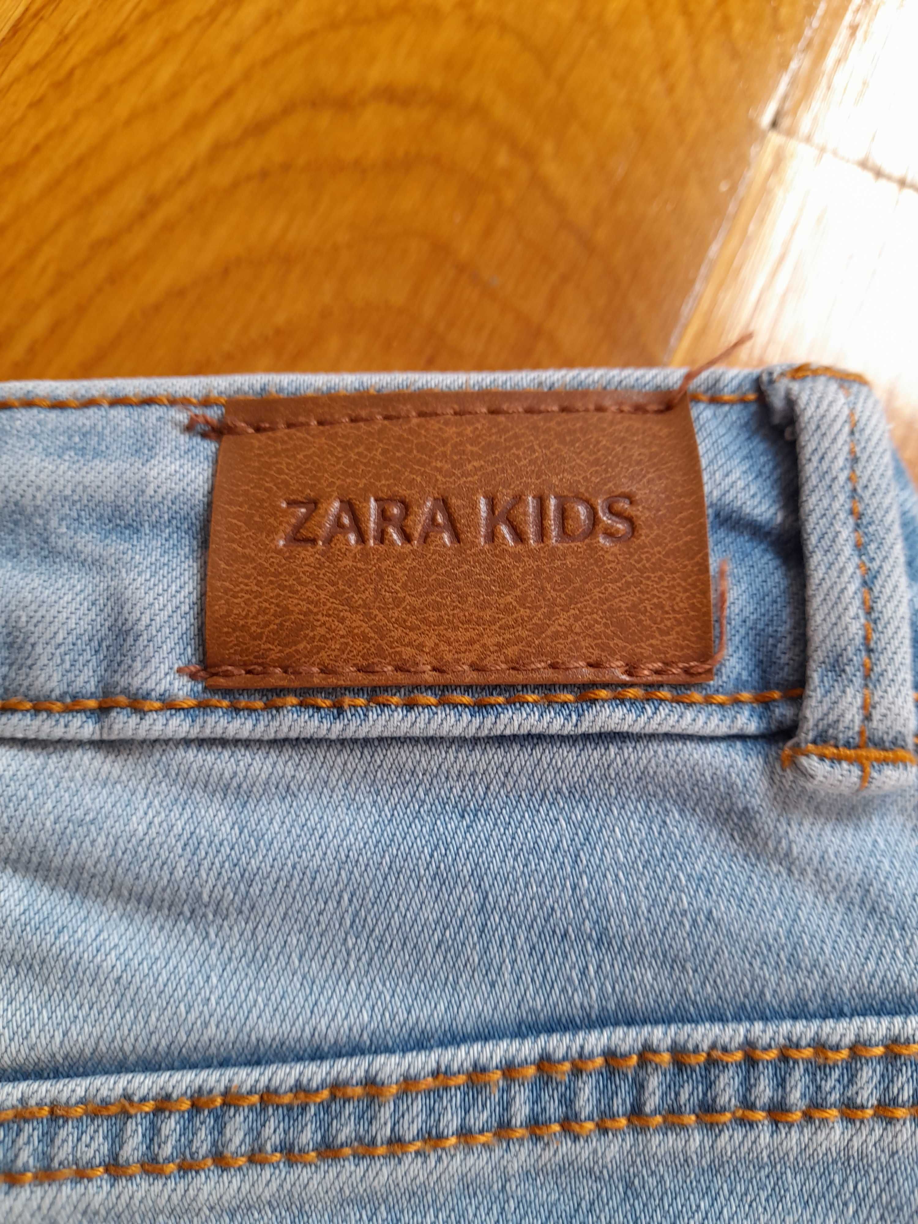 Piękna jeansowa spodniczka dla dziewczynki Zara kids r.140