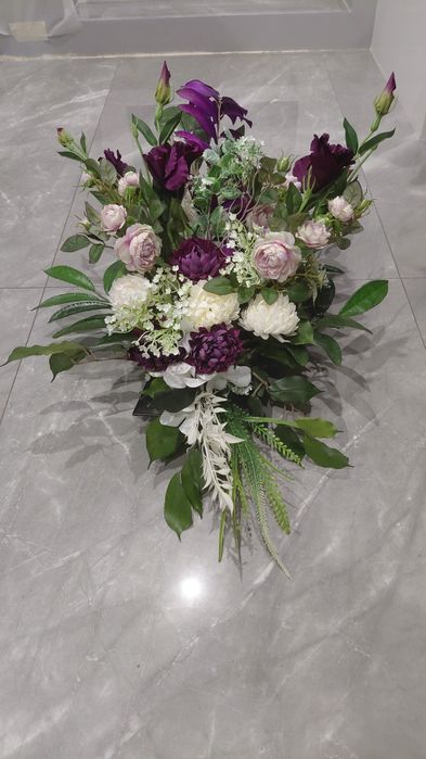 Wiązanka kwiaty sztuczne..