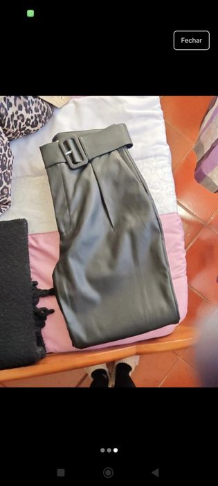 Calça Napa com cinto