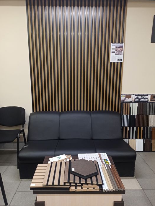 Стінові панелі (поліуретанові, звукоізоляційні, МДФ, шпоновані)