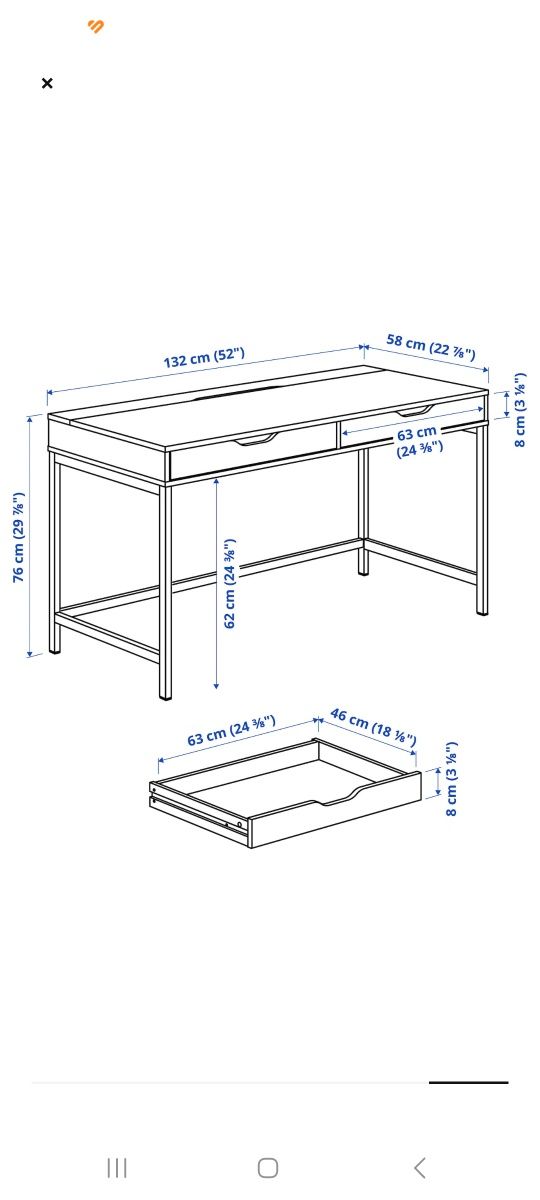 Biurko Alex Ikea