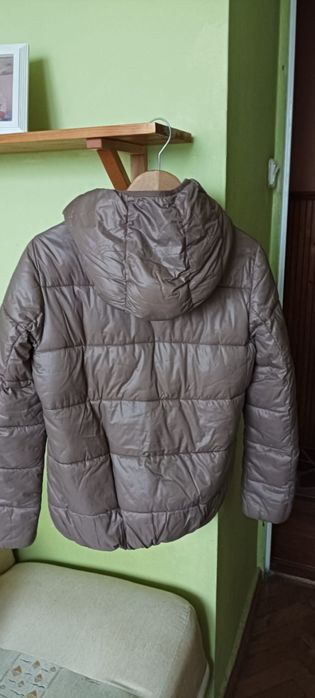 Damska kurtka United colors of benetton zimowa  z kapturem 42 Pikowana