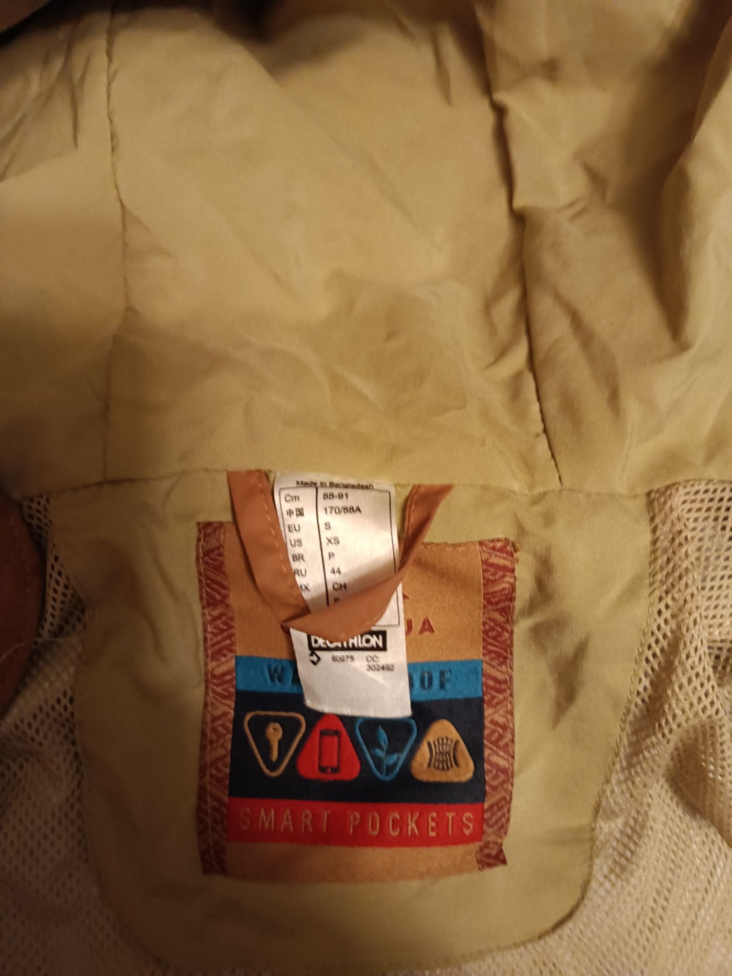 Kurtka męska quechua Smart pockets
