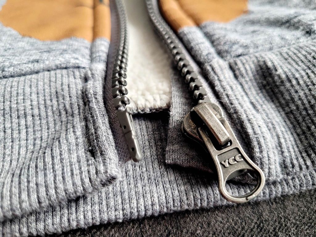 PRIMARK śliczna szara ciepła bluza na misiu 92