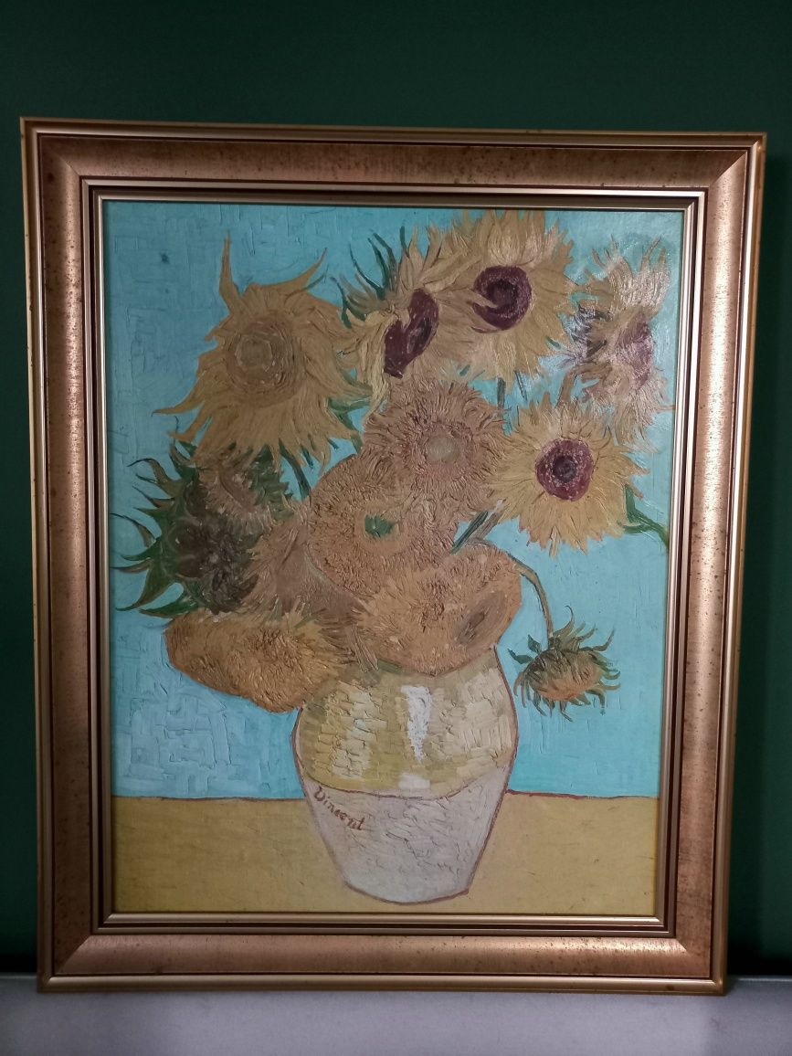 Słoneczniki Van Gogh reprodukcja, obraz