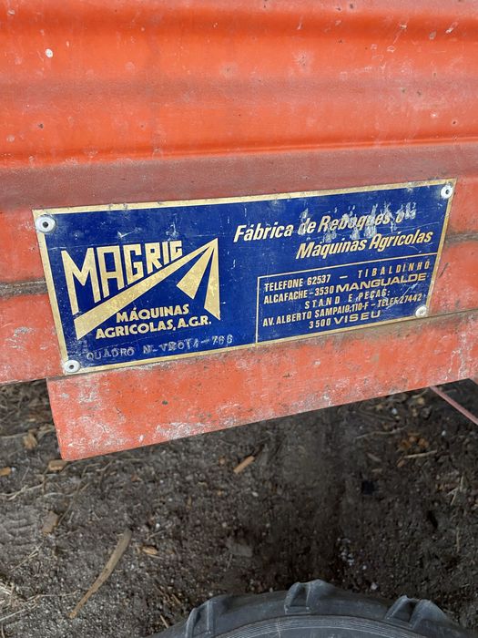 Reboque agricola e frese