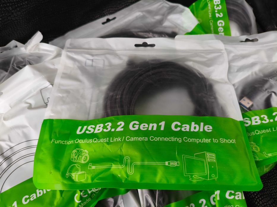 Meta Quest3 Link Cable 5m КабельUSB3.2 з зарядним портом PD60W новинка