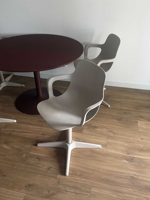 ODGER krzesło krzesła biurowe obrotowe IKEA, 4 sztuki