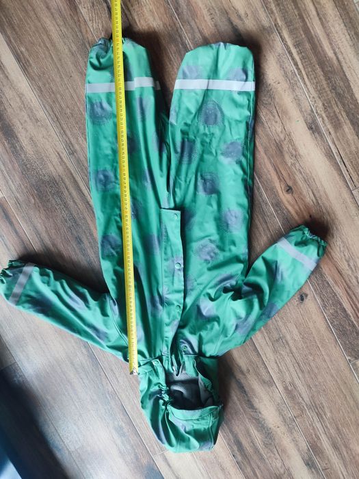Kombinezon przeciwdeszczowy zielony 80