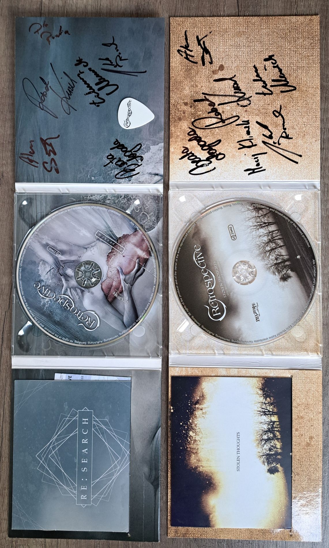 Zestaw płyt CD - autografy- Retrospective