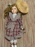 Boneca de porcelana Lauren Elizabeth