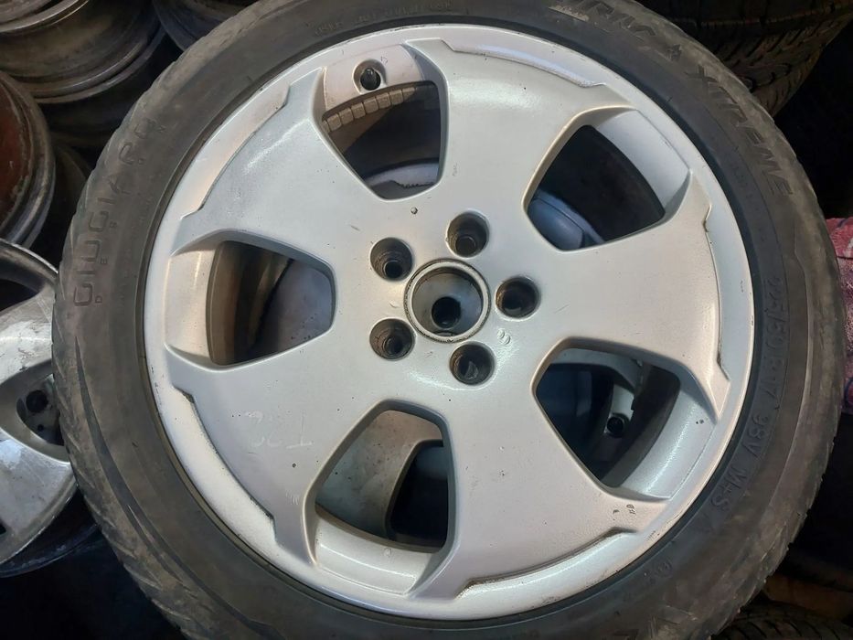 Felgi aluminiowe Alufelgi R 17 cali 5x112 ET56 7.5J Volkswagen Touareg Passat CC Caddy Caravan Jetta Scirocco Tiguan Touran Transporter Audi A3 A4 A6 TT Skoda KOMPLET